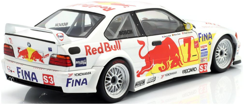 Available To Order – BMW M3 GTR (E36) #7 24h Daytona 1997 Duez Quester/Said/Oestreich 1:18 IXO Model (IXO W18051005)