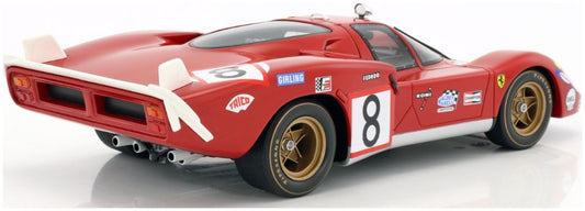 Available To Order – Ferrari 512S Long Tail #8 24h Le Mans 1970 Merzario/Regazzoni 1:18 IXO Model (IXO W18053003)