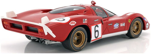 Available To Order – Ferrari 512S Long Tail #6 24h Le Mans 1970 Vaccarella/Giunti 1:18 IXO Model (IXO W18053004)