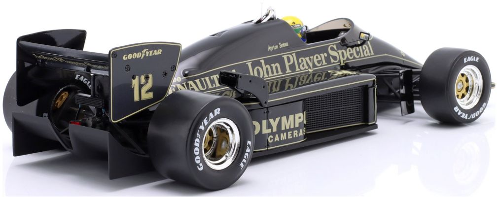 Available To Order – Lotus 97T #12 Ayrton Senna Monaco GP F1 1985 1:18 IXO Model (IXO W18056001)