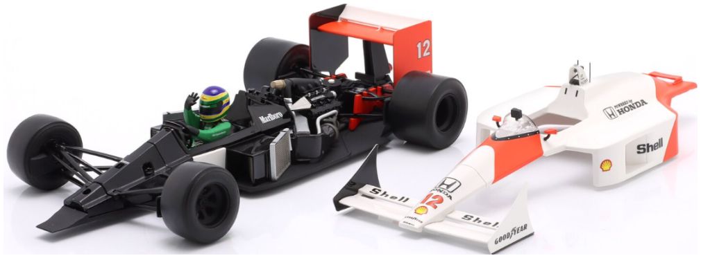 Available To Order – McLaren MP4/4 #12 Demo Run Interlagos F1 2019 Bruno Senna 1:18 IXO Model (IXO W18056003)