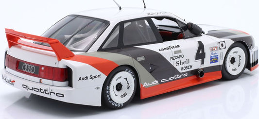 Available To Order – Audi 90 IMSA GTO #4 2nd Portland IMSA 1989 Hans Joachim 'Strietzel' Stuck 1:18 IXO Model (IXO W1806003)