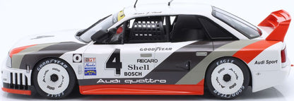 Available To Order – Audi 90 IMSA GTO #4 2nd Portland IMSA 1989 Hans Joachim 'Strietzel' Stuck 1:18 IXO Model (IXO W1806003)
