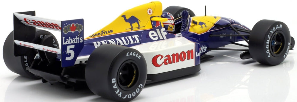 Williams FW14 #5 Nigel Mansell Winner British GP F1 1991 1:18 IXO Model (view 2)