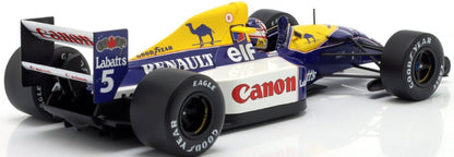 Williams FW14 #5 Nigel Mansell Winner British GP F1 1991 1:18 IXO Model (view 2)