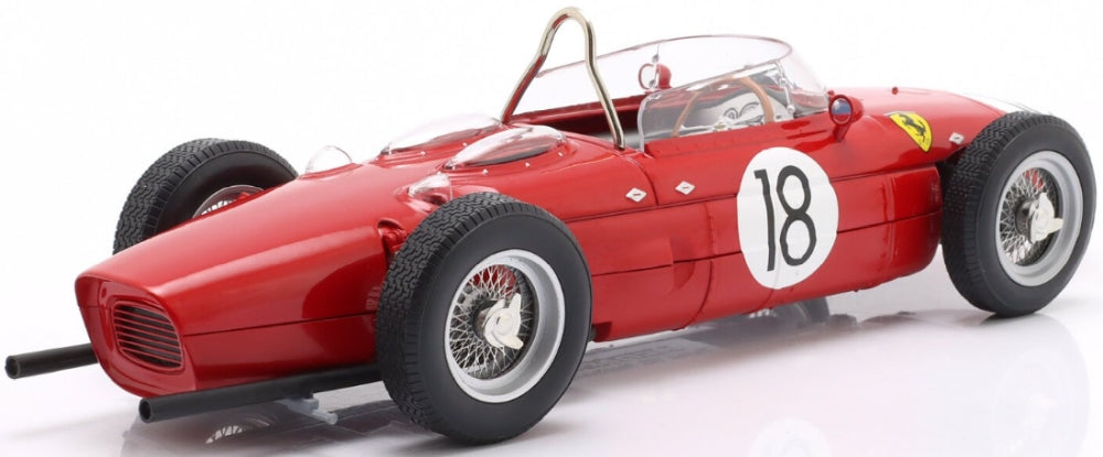 Ferrari 156 Sharknose #18 Richie Ginther French GP F1 1961 1:18 IXO Model (view 2)