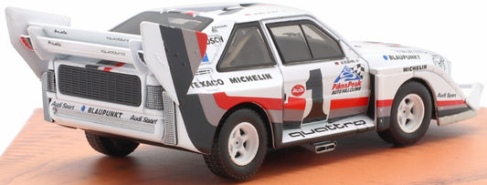 Audi Sport Quattro S1 E2 #1 Winner Pikes Peak 1987 Walter Rohrl w/Collectors Box 1:43 IXO Model (view 2)
