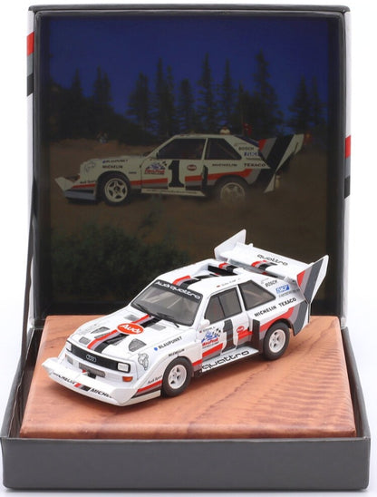Audi Sport Quattro S1 E2 #1 Winner Pikes Peak 1987 Walter Rohrl w/Collectors Box 1:43 IXO Model (view 3)