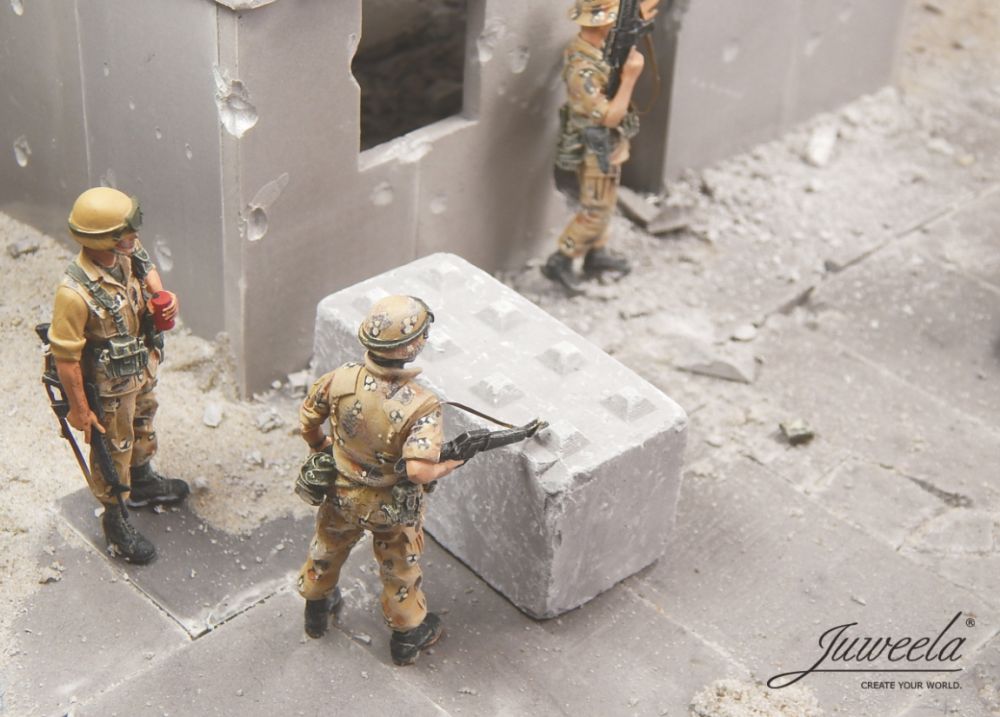 Available To Order – Checkpoint Road Block; 4x 1:35 (JUW 23410)
