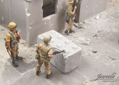 Available To Order – Checkpoint Road Block; 4x 1:35 (JUW 23410)