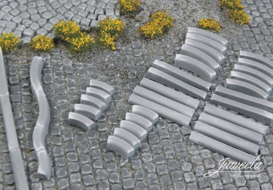 Available To Order – Curb Stones Supplement (Curve/Lowering) 1 1:32 (JUW 23434)