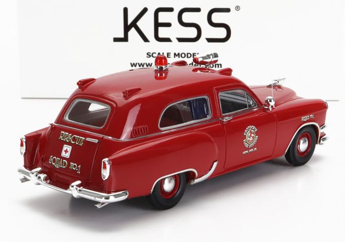 Chevrolet National Ambulance Royal Oak Michigan Fire Protection Fire Engine 1954 1:43 – diecast model (view 2)
