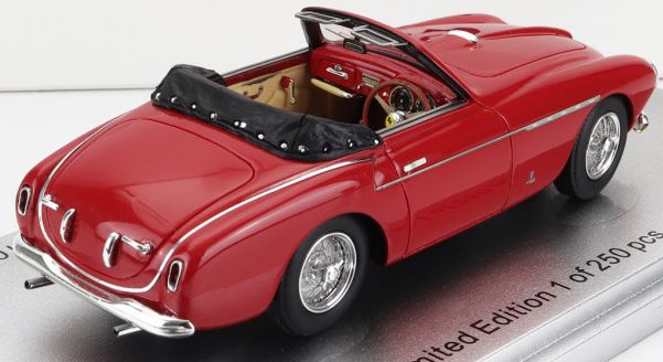 Available To Order – Ferrari 212 Export Vignale ch.0110e Red Cabriolet Top Down 1:43 (KES 43056060)