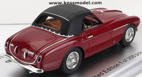Available To Order – Ferrari 212 Export Vignale ch.0110e Burgundy Cabriolet Top Up 1:43 (KES 43056061)