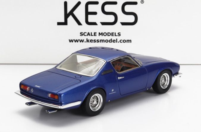Ferrari 330 GTC Coupe Michelotti 1966 Blue 1:43 – diecast model (view 2)
