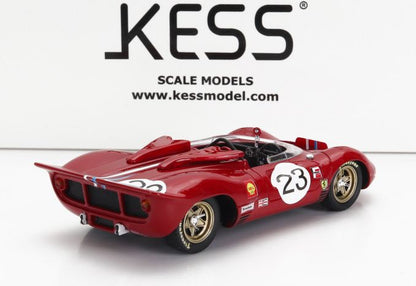 Ferrari 350 P4 Spider Can-Am s/n0860 #23 Riverside Race 1967 C.Amon Red 1:43 – diecast model (view 2)