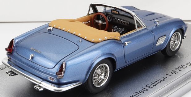 Available To Order – Ferrari Modena 250GT California Spider Blue Top Down 1961 1:43 (KES 43058002)