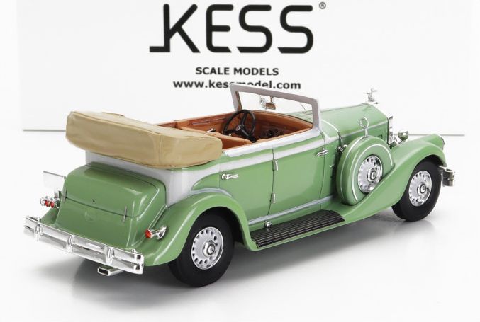 Pierce Arrow 124 Green Convertible Berline Sedan Le Baron Open 1933 1:43 – diecast model (view 2)