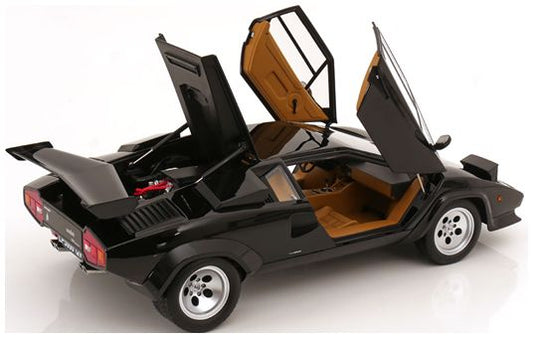 Available To Order – Lamborghini Countach LP 5000S QV Black 1985 1:12 (KKS DC120143)