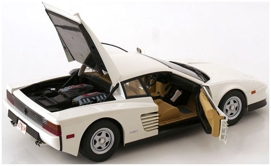 Available To Order – Ferrari Testarossa Monospecchio White 1984 US-Version White 1:12 (KKS DC120203)