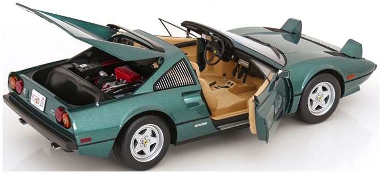 Available To Order – Ferrari 308 GTS Quattrovalvole 1982 Green US Version 'Magnum' 1:12 (KKS DC120274)