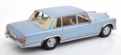 Available To Order – Mercedes 600 SWB W100 Light Blue Metallic 1963 1:18 (KKS DC180602)