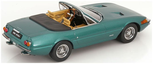 Available To Order – Ferrari 365 GTS Daytona Spyder 1 Series 1969 - Green Metallic 1:18 (KKS DC180613)