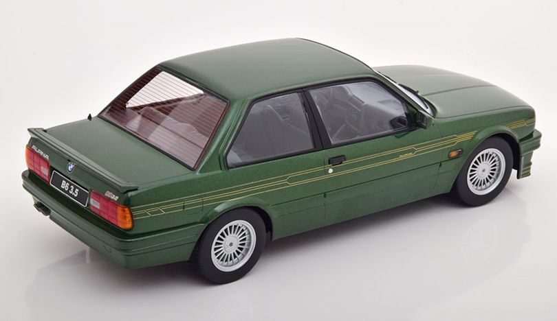 Available To Order – BMW Alpina B6 3.5 E30 1988 Green Metallic 1:18 (KKS DC180702)