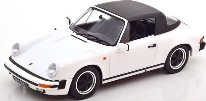 Available To Order – Porsche 911 SC Cabrio 1983 White w/Extra Softtop 1:18 (KKS DC180751)