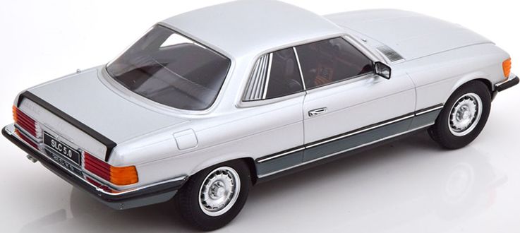 Available To Order – Mercedes 450 SLC 5.0 C107 Silver 1980 1:18 (KKS DC180793)