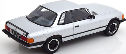 Available To Order – Mercedes 500 SLC 6.0 AMG C107 1985 Silver Matt Black 1:18 (KKS DC180891)