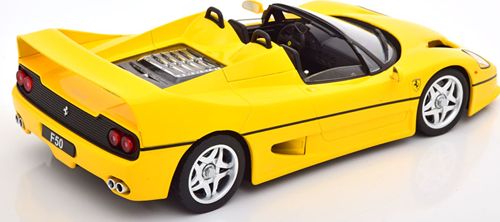 Available To Order – Ferrari F50 Cabrio Yellow 1995 1:18 (KKS DC180952)