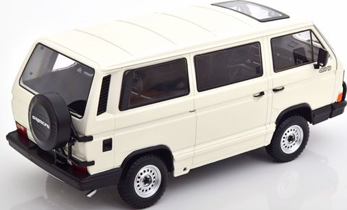 Available To Order – VW Bus T3 Syncro 1987 White 1:18 (KKS DC180962)