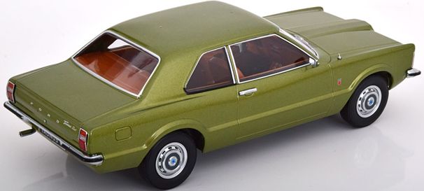 Available To Order – Ford Taunus L Sedan 1971 Round Headlights Light Green Metallic 1:18 (KKS DC180972)