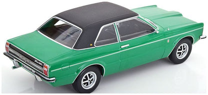Available To Order – Ford Taunus GXL Sedan w/Vinyl Roof 1971 Green/Flat Black 1:18 (KKS DC180977)