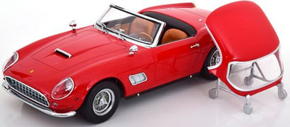 Available To Order – Ferrari 250 GT California Spyder 1960 US Version Red 1:18 (KKS DC181041)