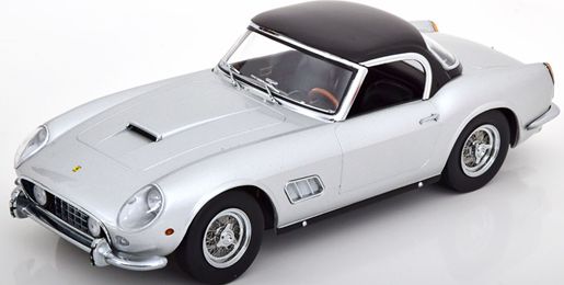 Available To Order – Ferrari 250 GT California Spyder 1960 Silver/Black 1:18 (KKS DC181042)
