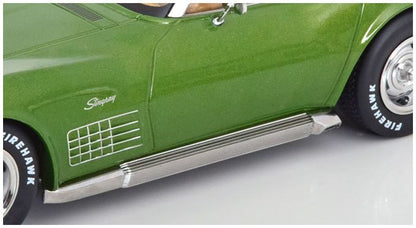 Available To Order – Chevrolet Corvette C3 1972 Light Green Metallic 1:18 KK Scale Model (KKS DC181221)