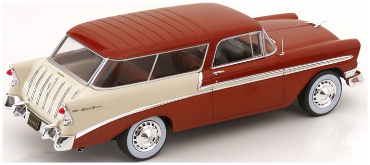 Available To Order – Chevrolet Bel Air Nomad 1956 Brown Metallic/Creme 1:18 (KKS DC181294)