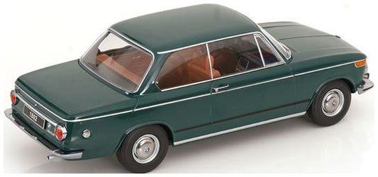 Available To Order – BMW 1802 1.Series Facelift 1971 Dark Green 1:18 (KKS DC181311)