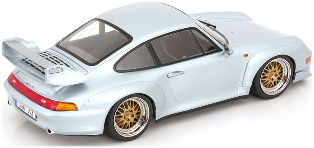 Available To Order – Porsche 911 (993) GT2 1996 BBS Rims Silver 1:18 (KKS DC181421B)