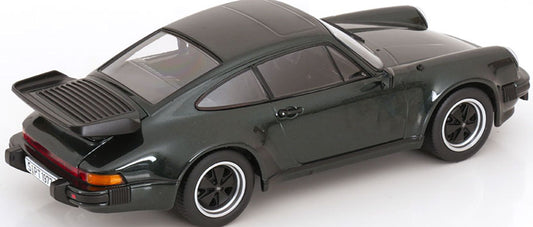Porsche 911 (930) Turbo 3.3 1977 Dk. Green Metallic 1:18 KK Scale Model (view 2)