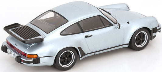 Porsche 911 (930) Turbo 3.3 1977 Silver 1:18 KK Scale Model (view 2)