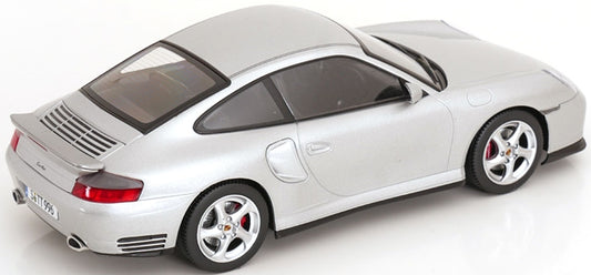 Porsche 911 (996) Turbo 2000 Silver 1:18 KK Scale Model (view 2)