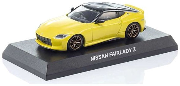 Available to Order – Nissan Fairlady-Z Book Type - Yellow 1:64 (KYO 07117Y)