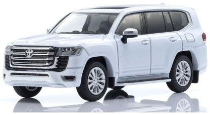 Available to Order – Toyota Land Cruiser 300 Book Type - White 1:64 (KYO 07118W)