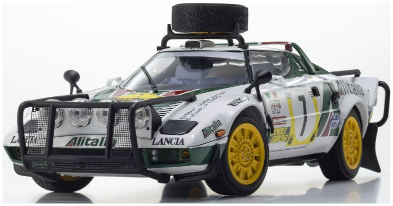 Available To Order – Lancia Stratos HF S.Munari 3rd Safari Rally 1977 Nr.7 1:18 Kyosho Model (KYO 08130G)