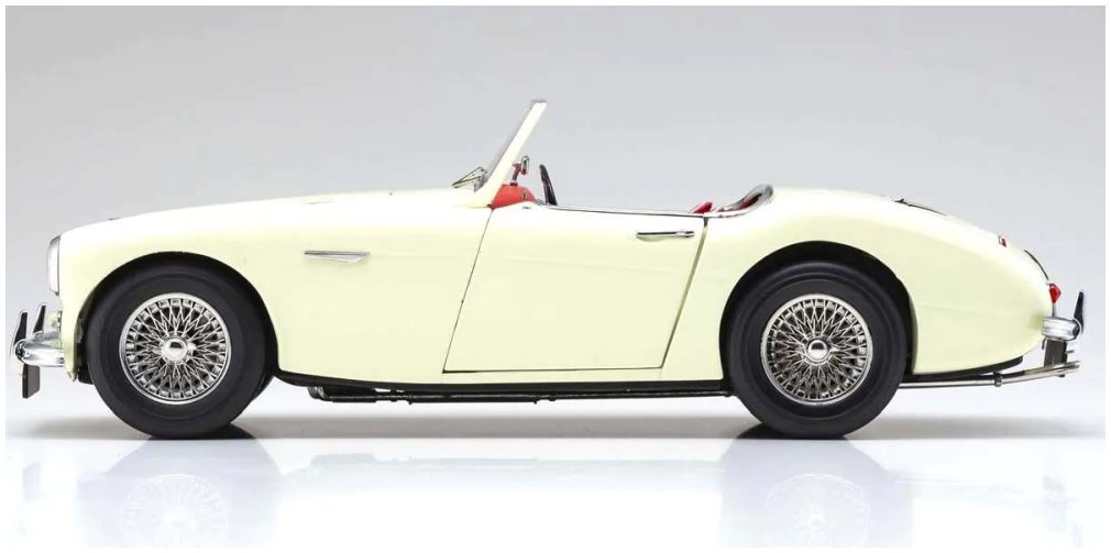 Available to Order – Austin Healey 3000 BN7 English White 1:18 (KYO 08149EW)