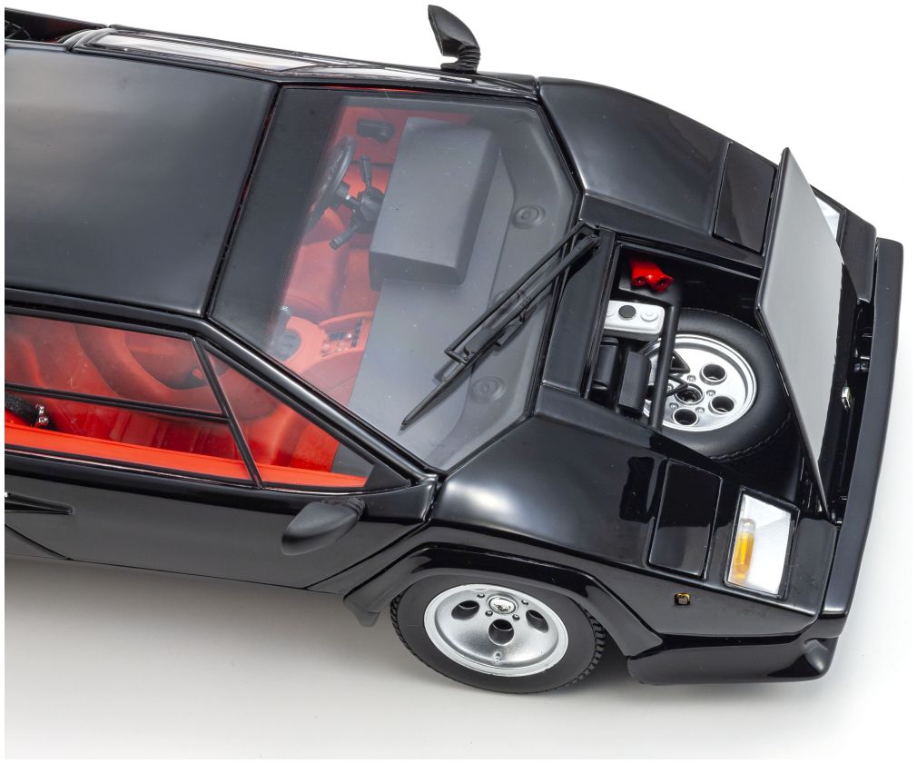 Available to Order – Lamborghini Countach LP5000 Quattrovalvove Black 1:18 (KYO 08320BK)