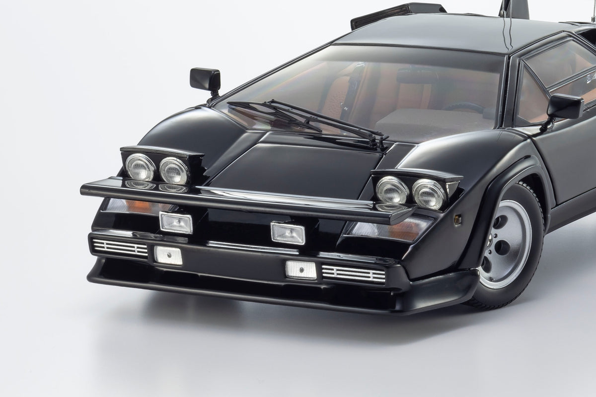 Lamborghini Countach LP400S The Cannonball Run Black 1:18 Kyosho Model (view 5)